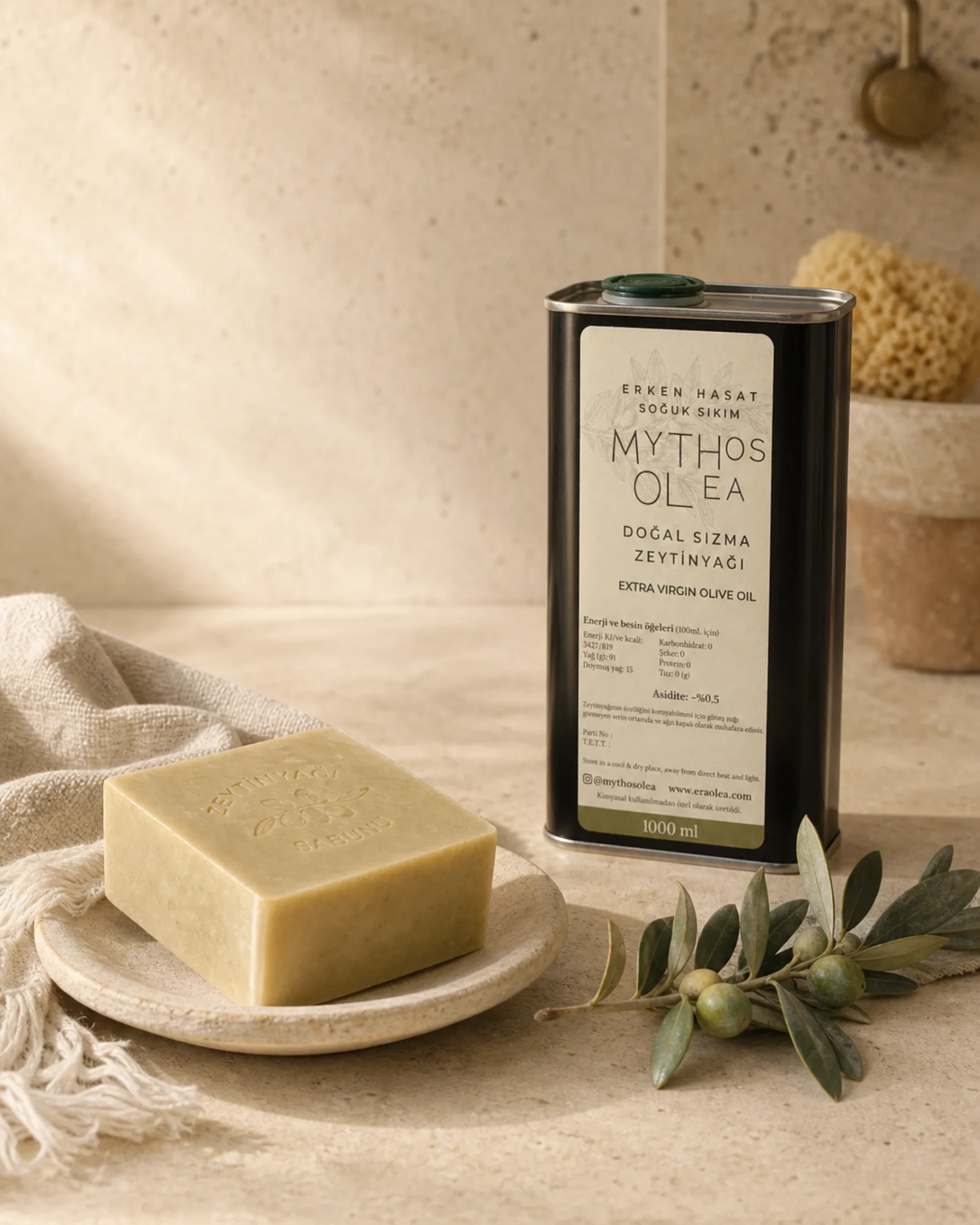 Mythos Olea zeytinyağı ve zeytinyağlı sabun