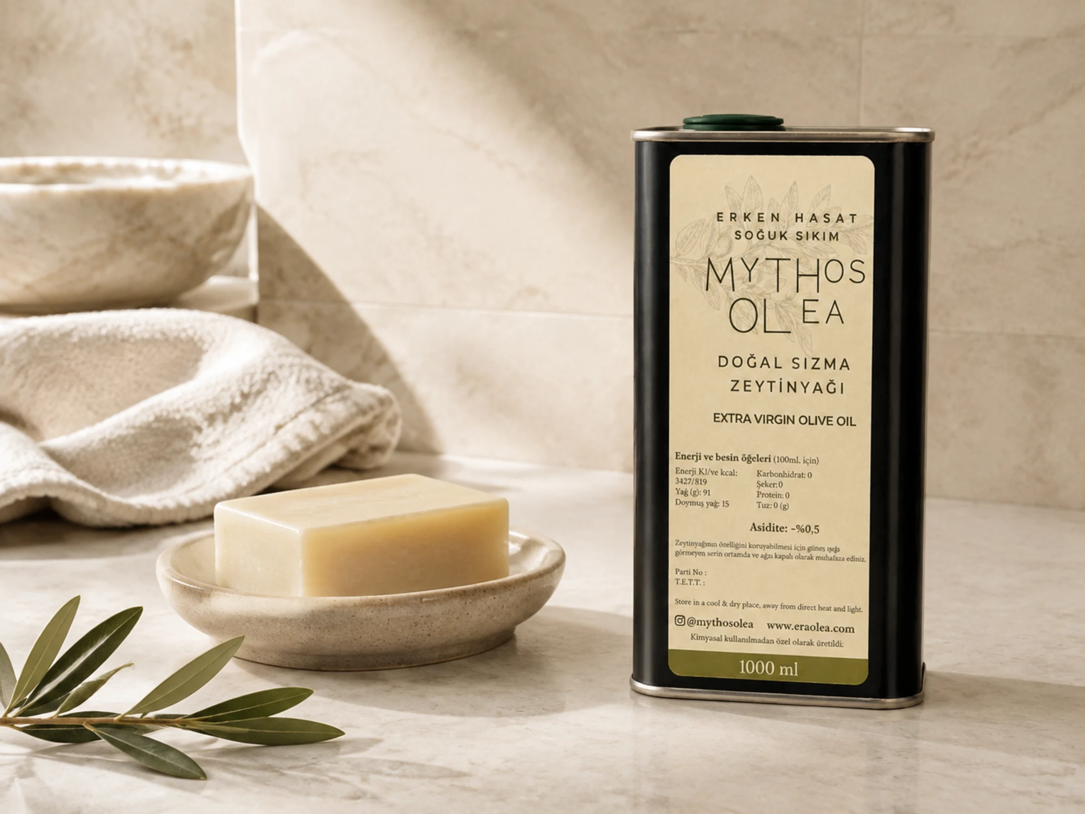 Mythos Olea zeytinyağı sabunu